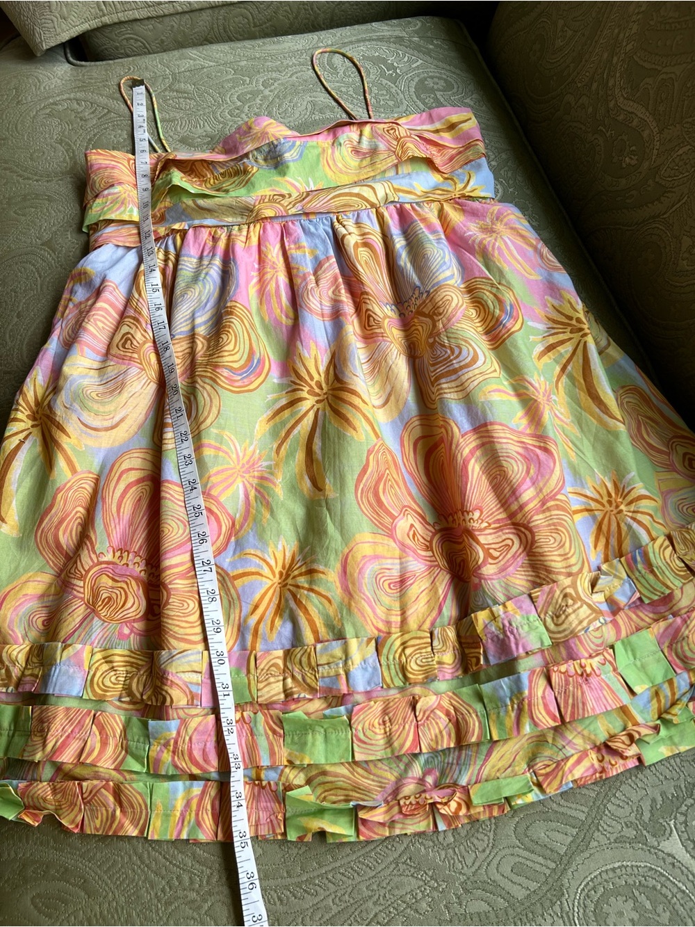 NWT Anthropologie Farm Rio Sleeveless Printed Mini Dress Size XL - Picture 3 of 15